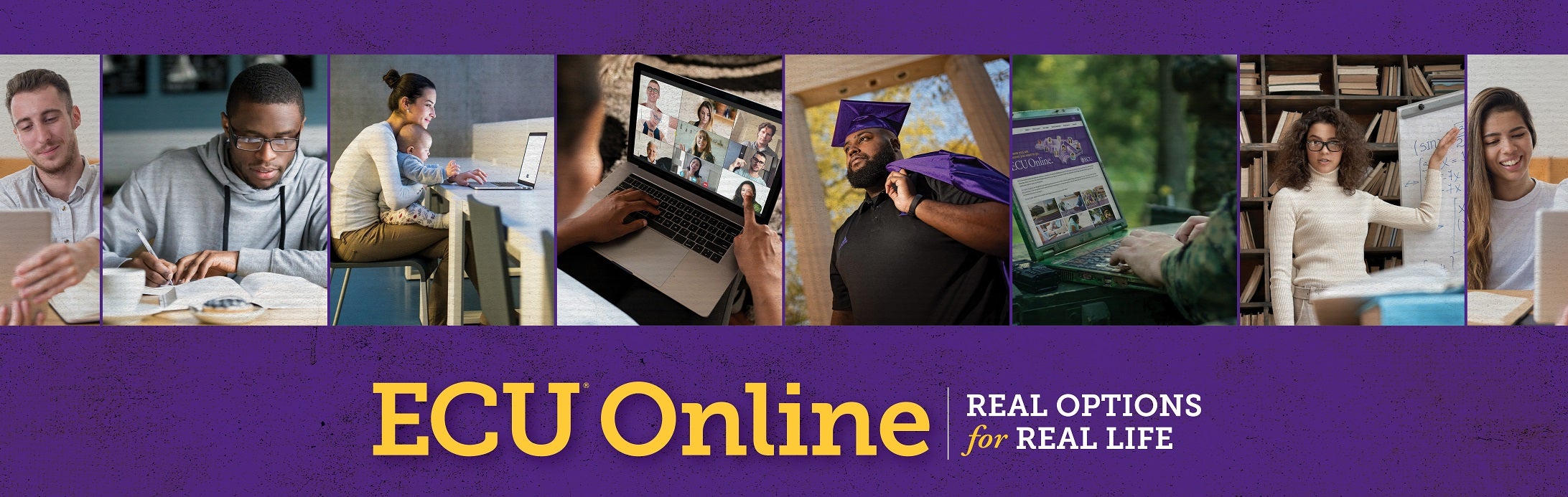 ECU Online. Real options for real life.